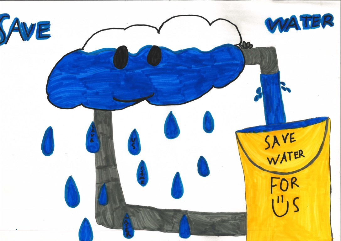 Paintings on saving water easy to draw for kids - Brainly.in