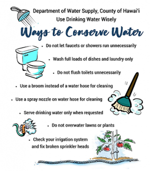 Ways to conserve