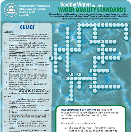 epa water crossword