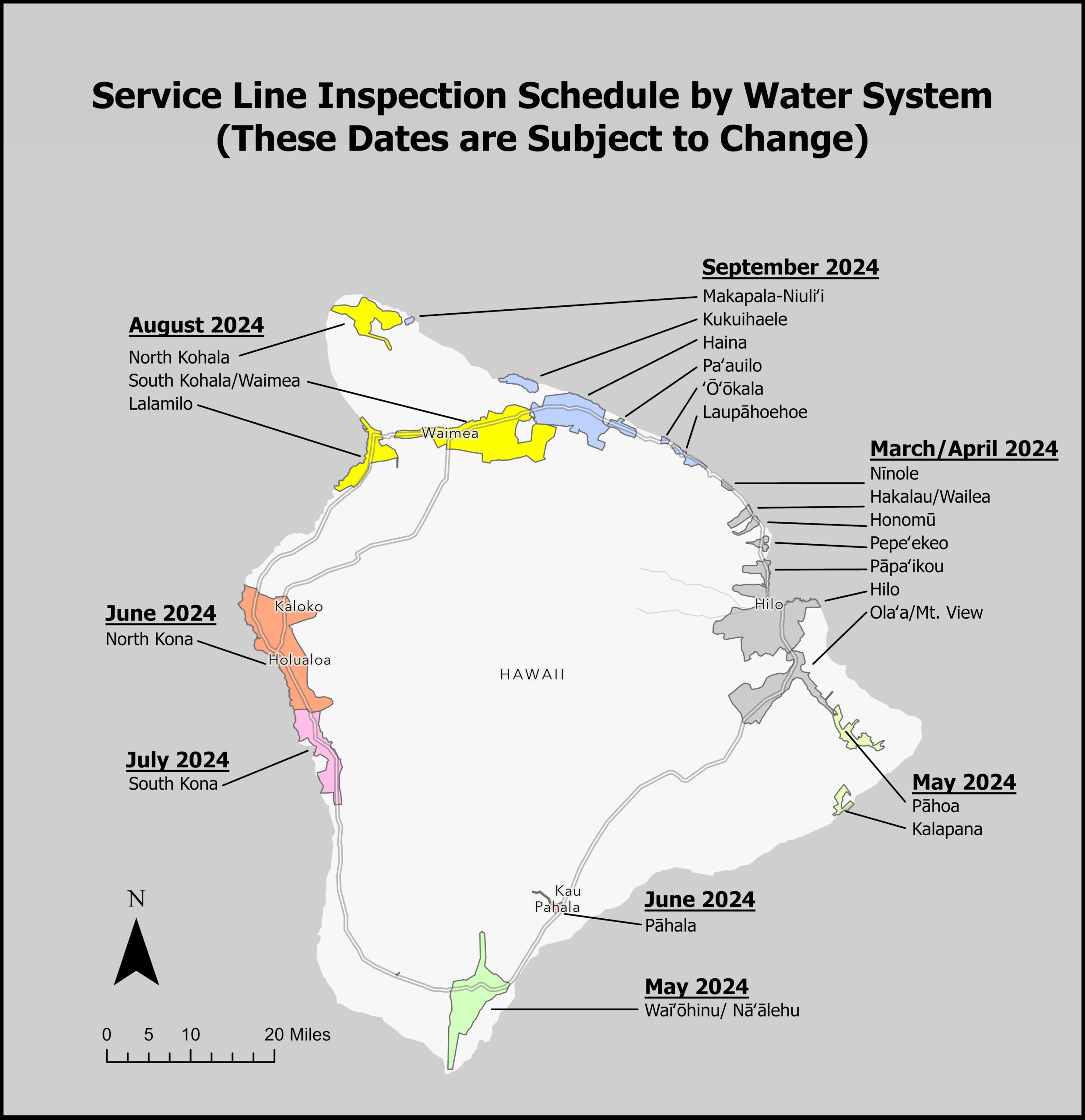 LCRR Schedule Map